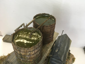 #010 Twin Tanks At Hangman Creek Full Diorama Kit see Quick Links at Top of Page