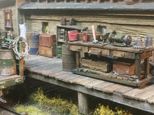 Load image into Gallery viewer, #005 The Passenger Car Repair Shop With Shed, Platform and Detail Parts O/On3/On30