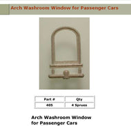 #405 Single Arch Window For Passenger Cars Ultra Scale