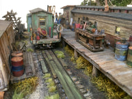 #001 Repair Shop at Lame Deer Mill Full Diorama Kit O/On3/On30 See Quick Links