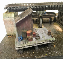 Load image into Gallery viewer, #009 Lame Deer Mill Dock and Outhouse Kit 1:48 O/On3/On30 Dock/Outhouse/Castings