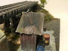 Load image into Gallery viewer, #009 Lame Deer Mill Dock and Outhouse Kit 1:48 O/On3/On30 Dock/Outhouse/Castings