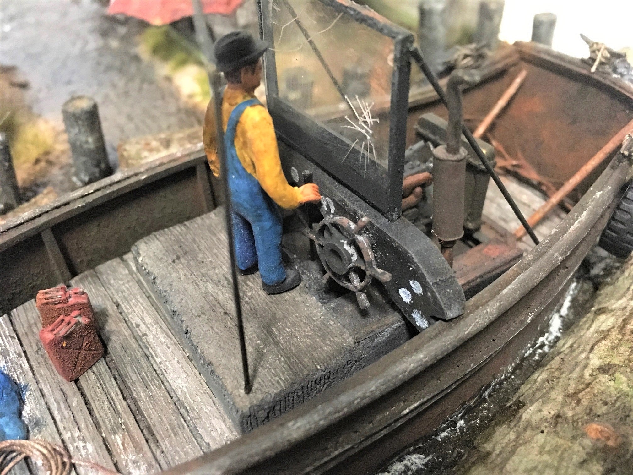 007 The Log Pond Boat at Lame Deer Mill 1:48 Craftsman O/On3/On30 Com –  Hangmancreekdiorama